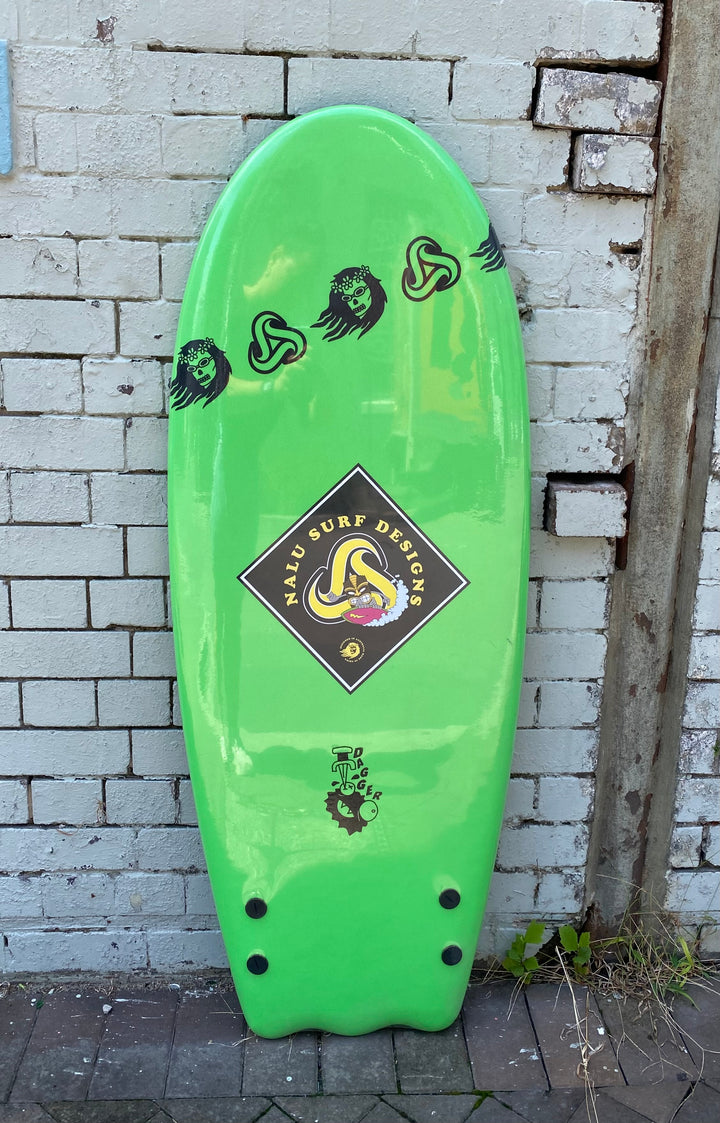 NALU DAGGER 4'8 LIME GREEN